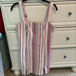 Striped mini dress